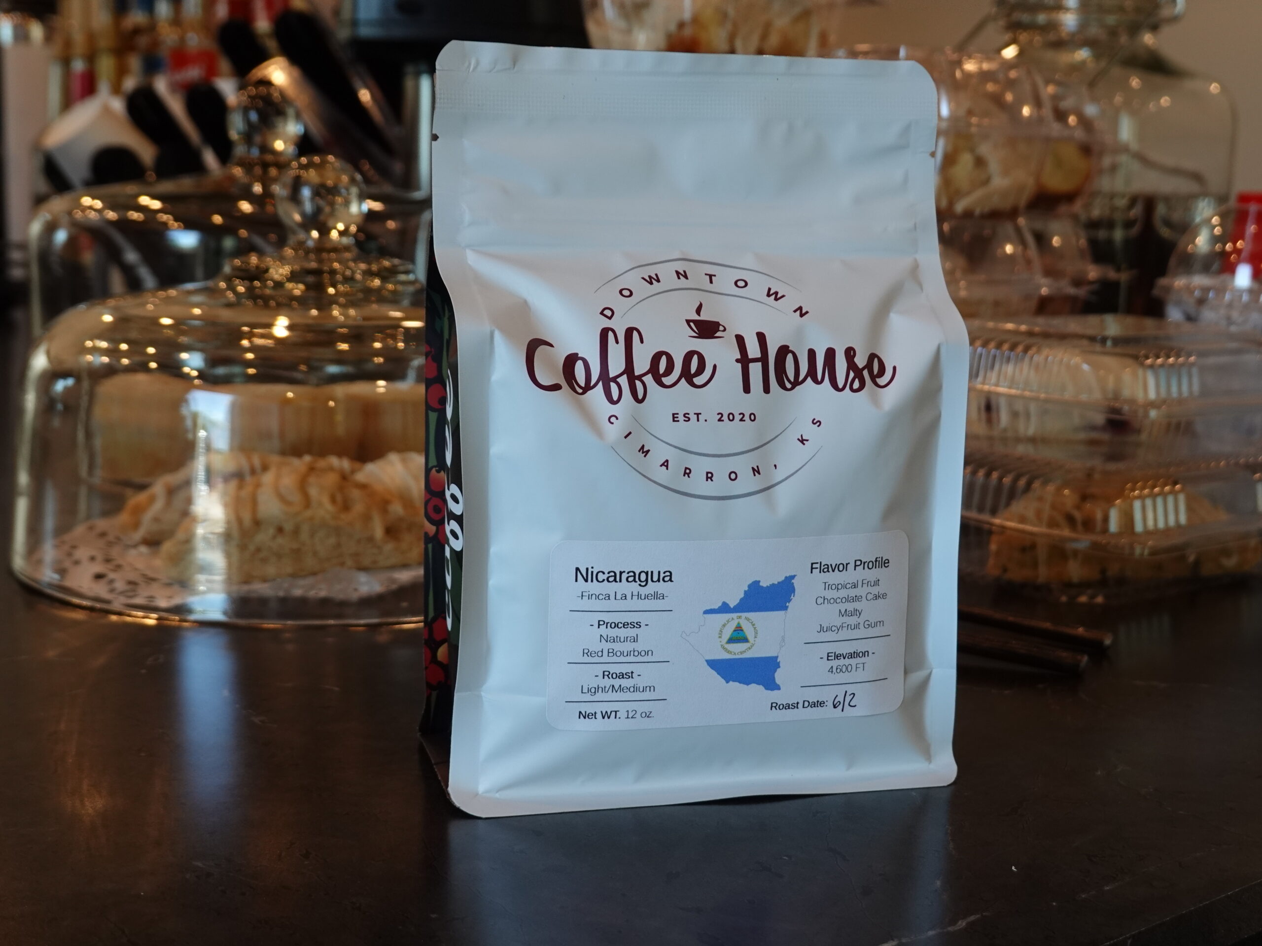 Coffee Roasted at Downtown Coffeehouse in Cimarron, Kansas